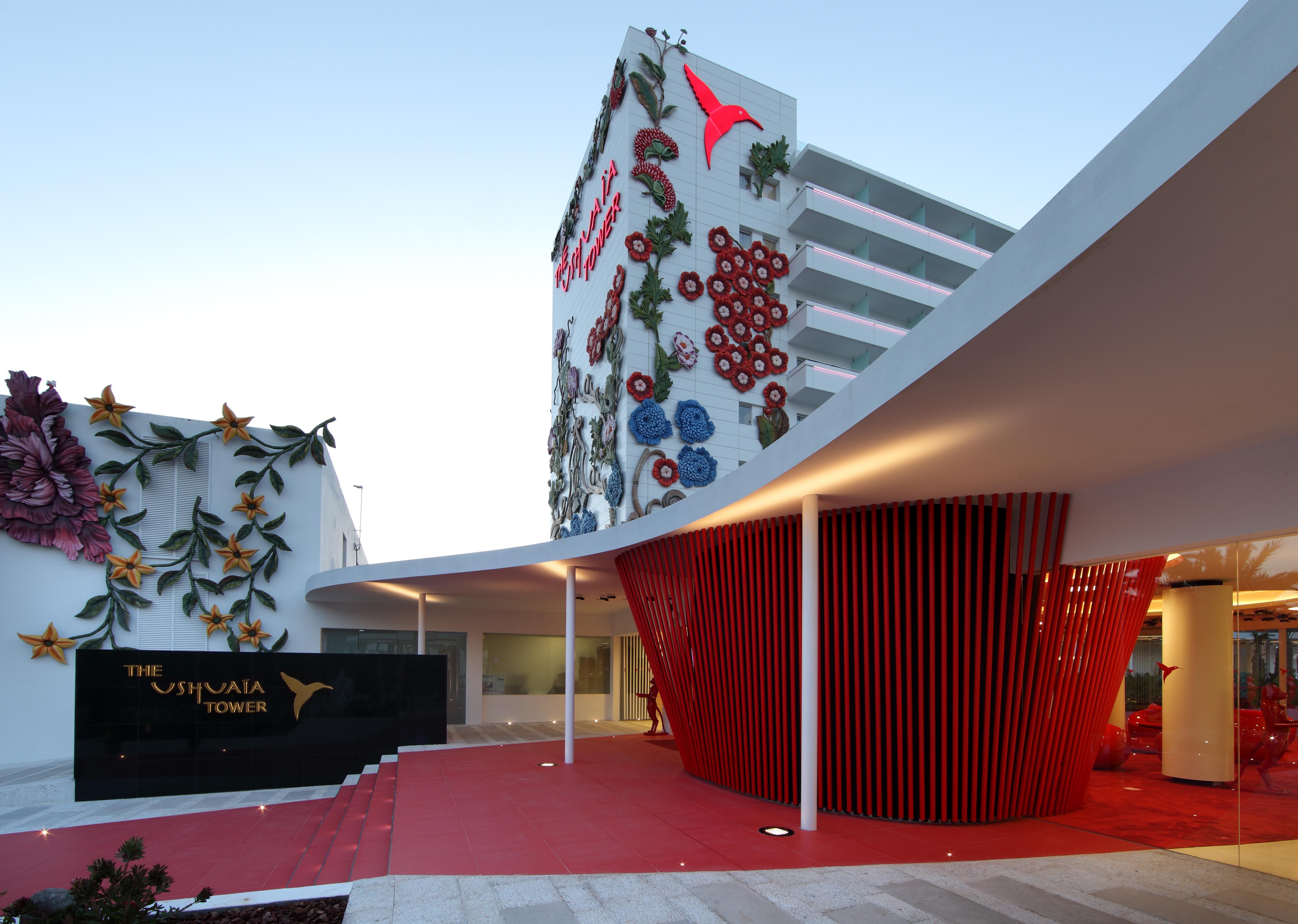 Ushuaia Ibiza Beach Hotel - Adults Only-Entrance To Ushuaia Club Included Playa d'en Bossa Dış mekan fotoğraf